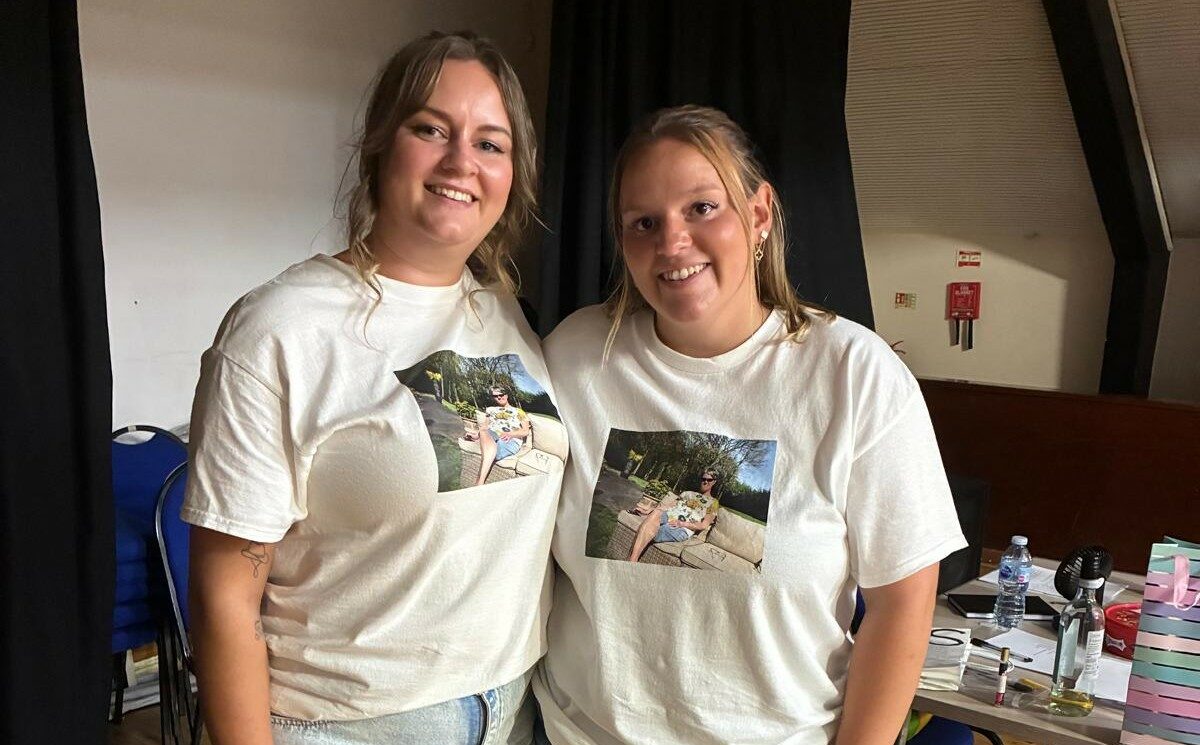 Lauren and Leia Aunty Kath t shirts